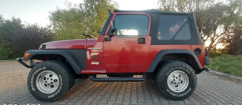 Jeep Wrangler cena 52000 przebieg: 220000, rok produkcji 1998 z Gniezno małe 211